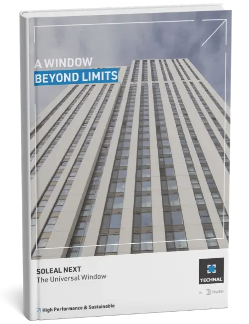 Technal Soleal Next Aluminium Windows Technical Spec Sheet Mock-Up